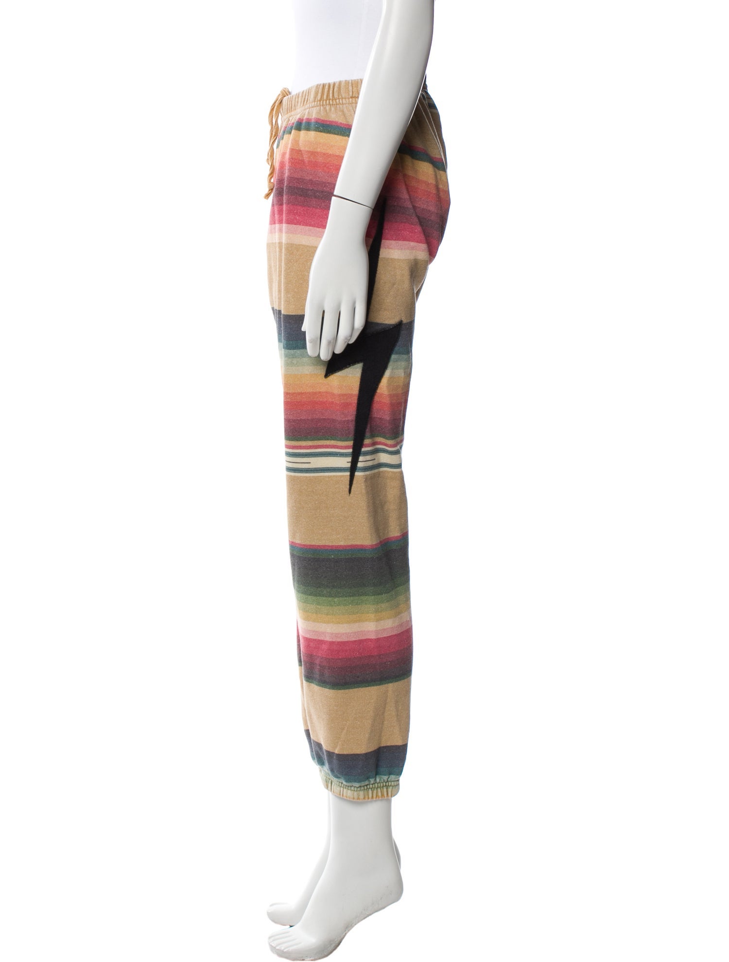 Aviator Nation Striped Skinny Leg Pants