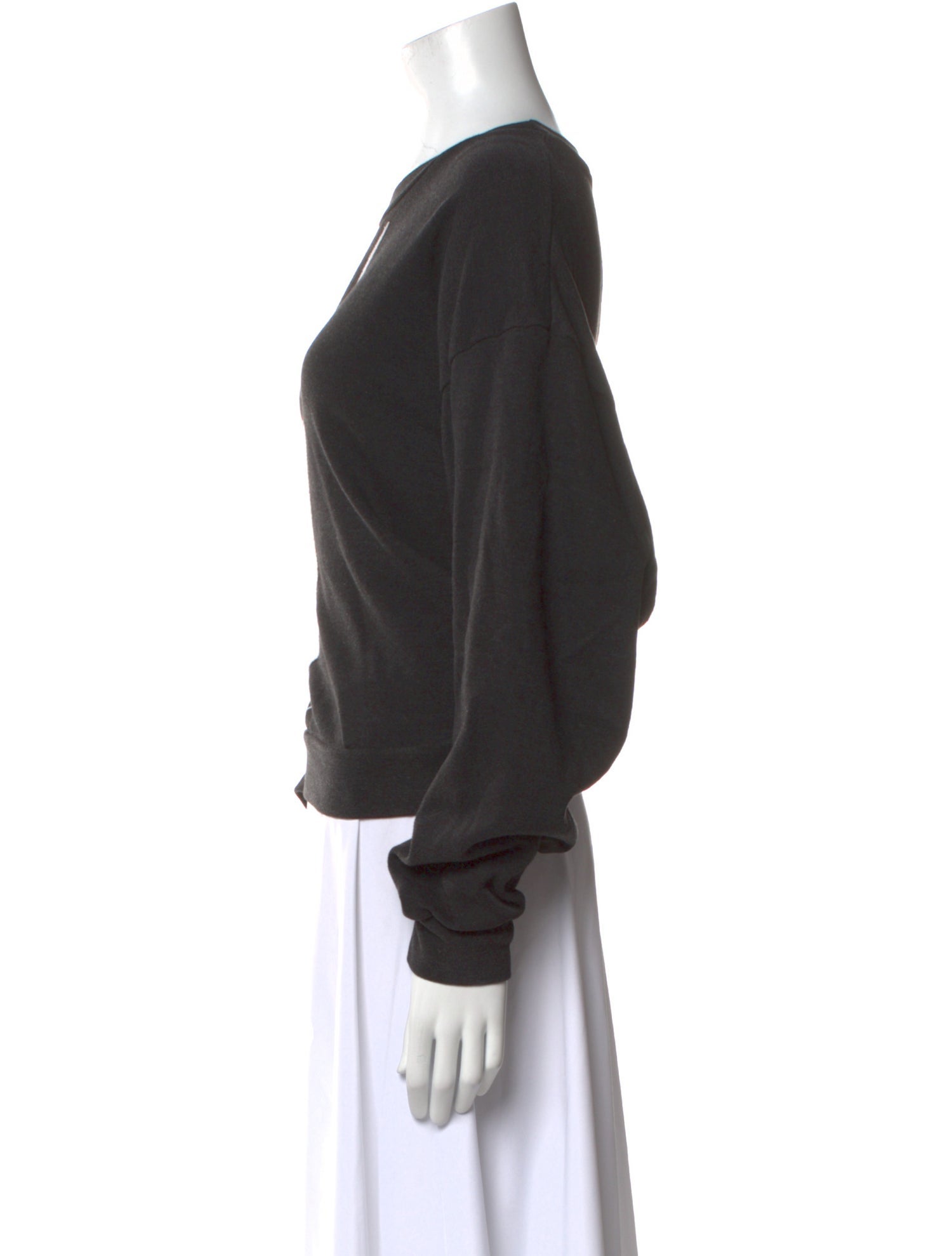 Aviator Nation Graphic Print Scoop Neck Sweater