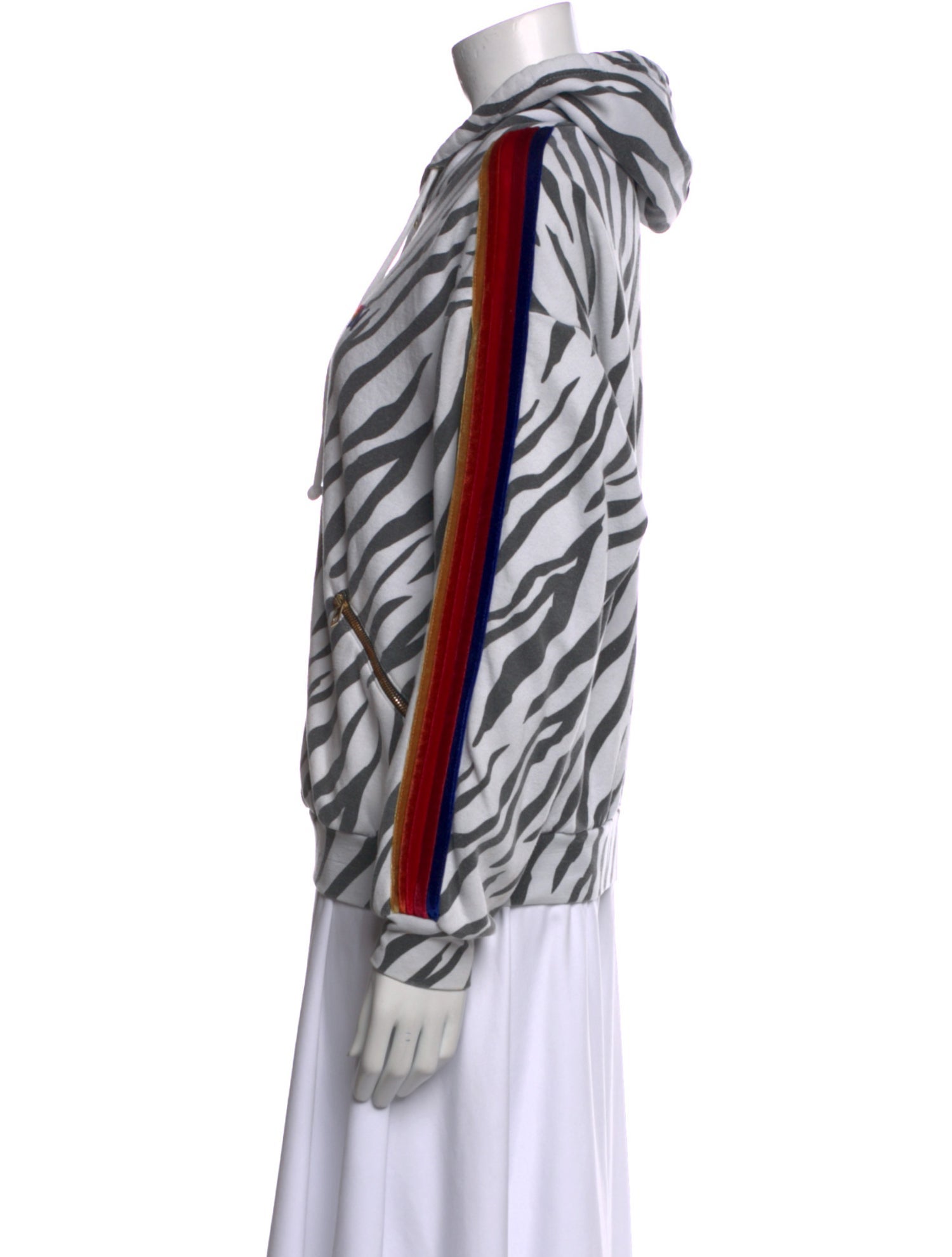 Aviator Nation Printed Cowl Neck Sweatshirt