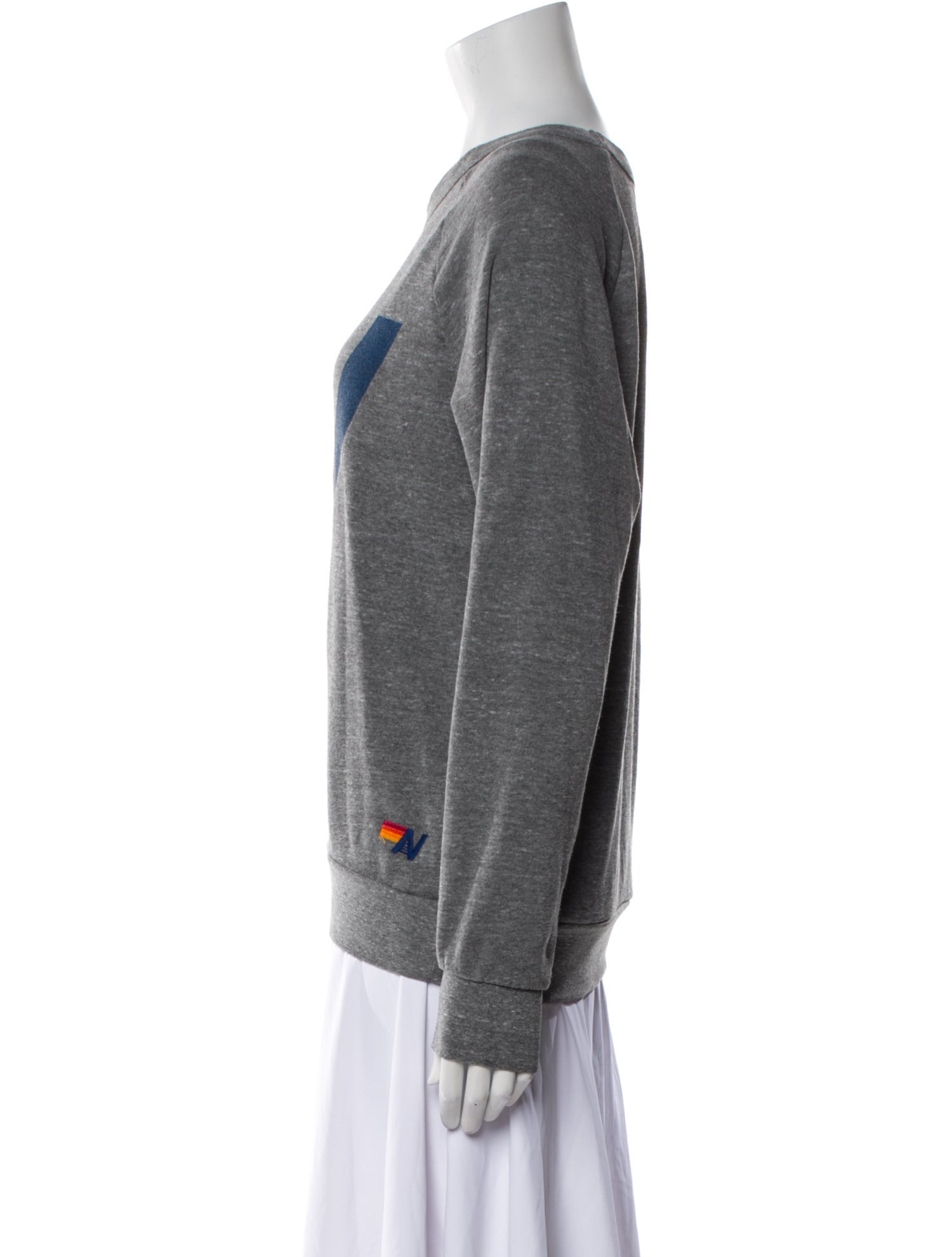 Aviator Nation Graphic Print Crew Neck Sweatshirt