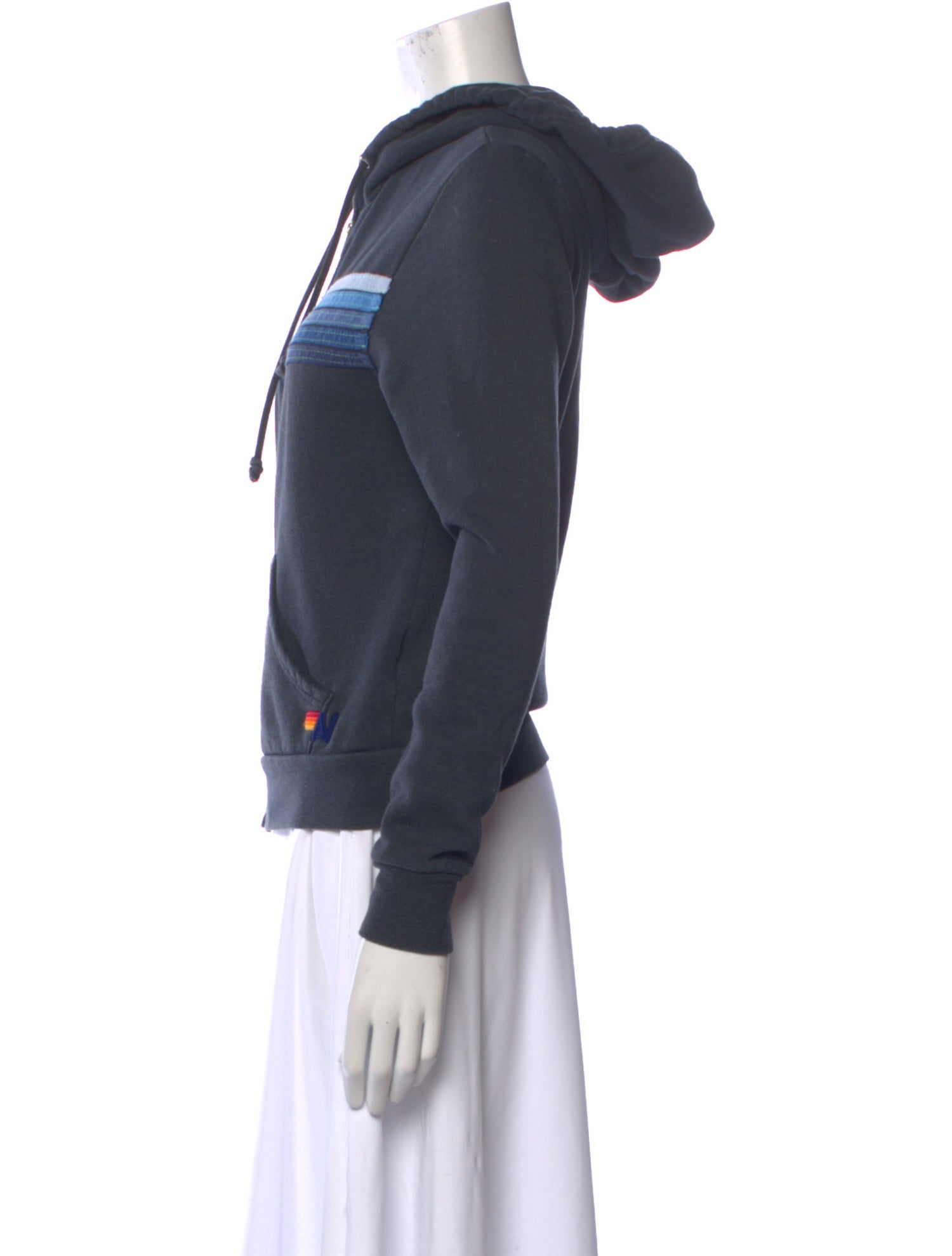 Aviator Nation Striped Crew Neck Sweater