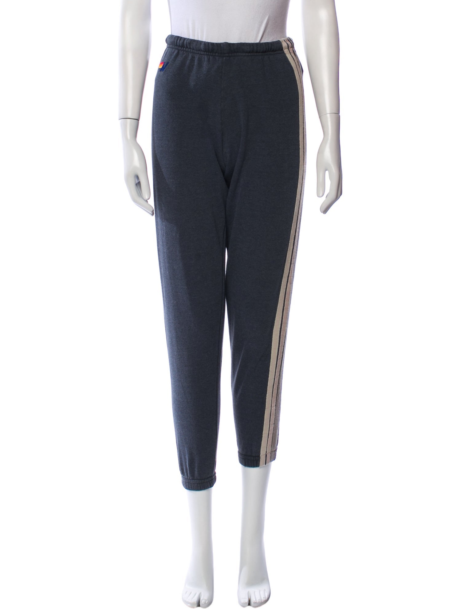 Aviator Nation Striped Skinny Leg Pants