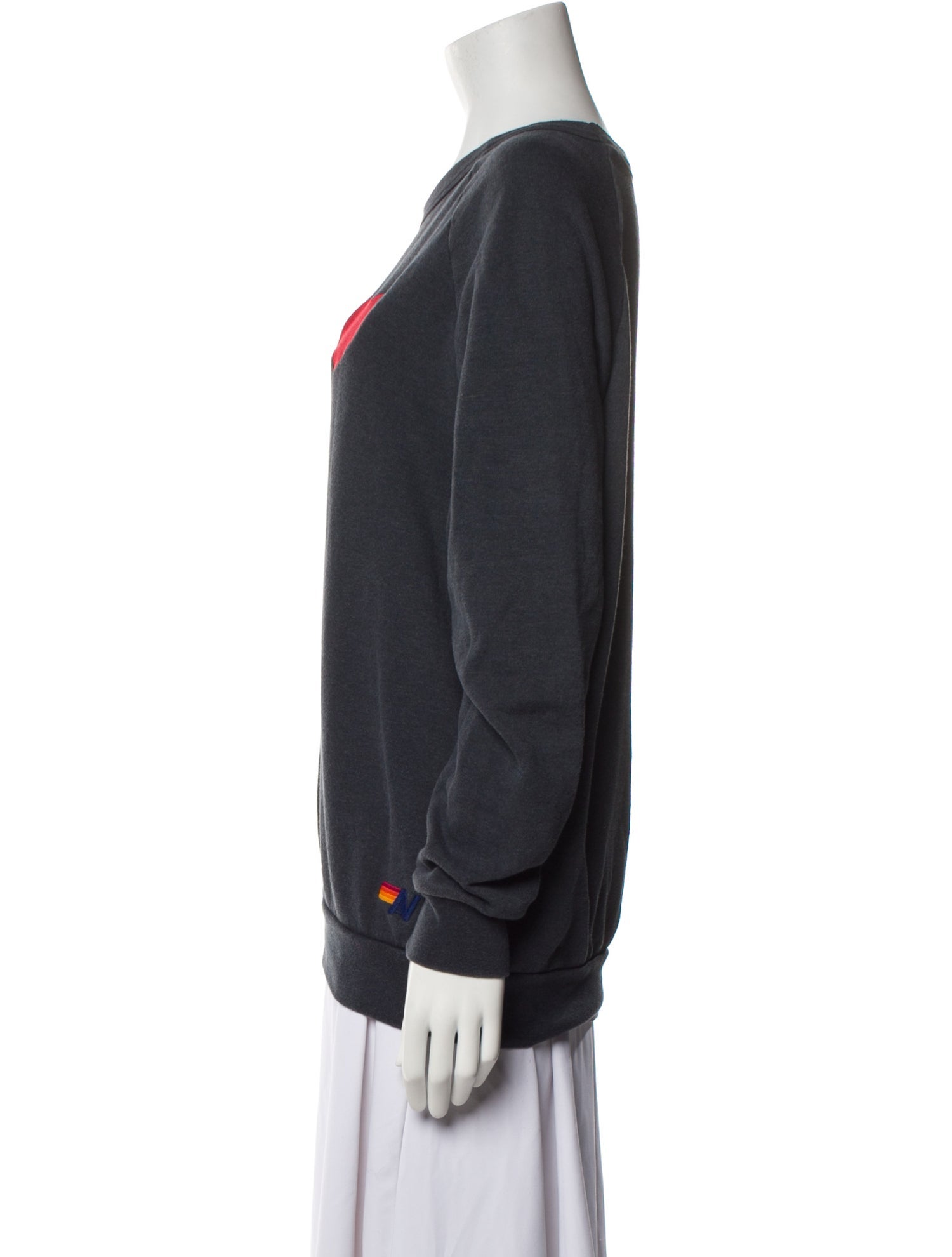 Aviator Nation Crew Neck Long Sleeve Sweatshirt