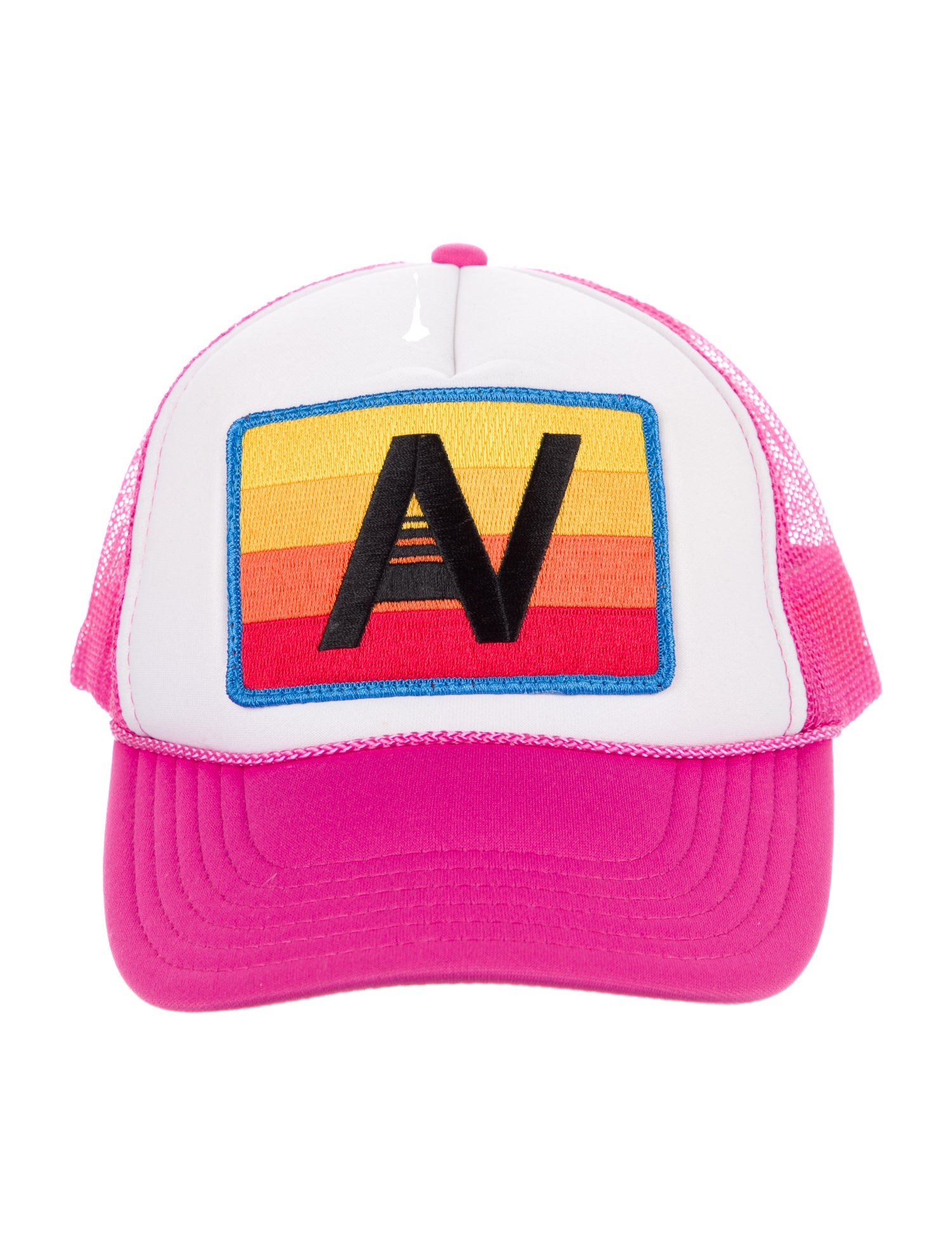 Aviator Nation Logo Print Trucker Hat