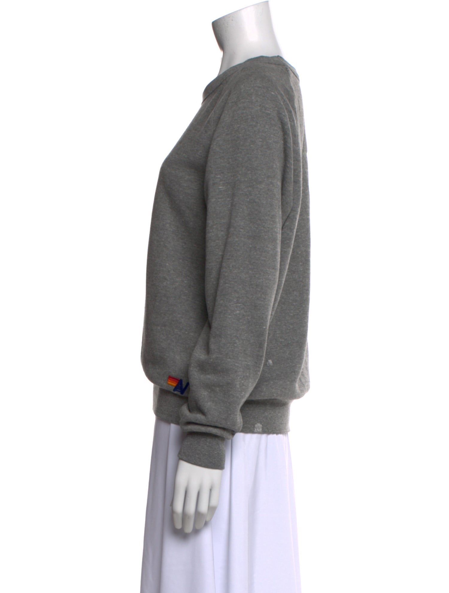 Aviator Nation Graphic Print Crew Neck Sweater