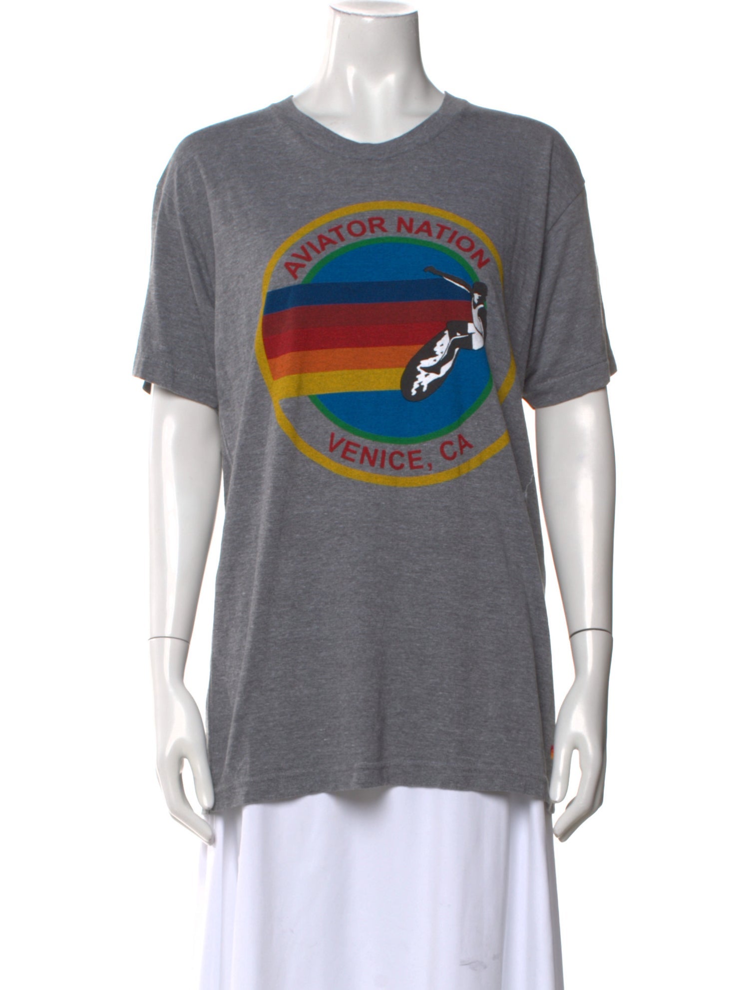 Aviator Nation Graphic Print Crew Neck T-Shirt w/ Tags