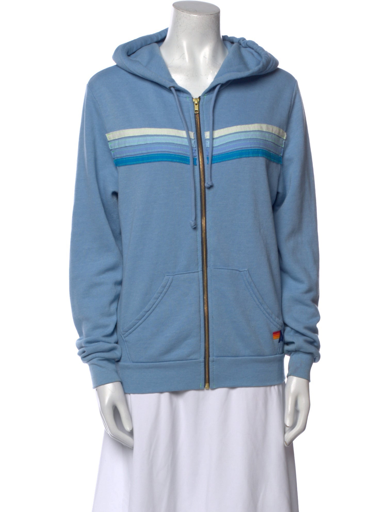 Aviator Nation V-Neck Long Sleeve Sweatshirt