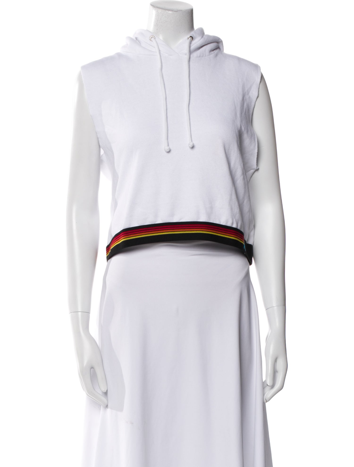 Aviator Nation V-Neck Sleeveless Crop Top