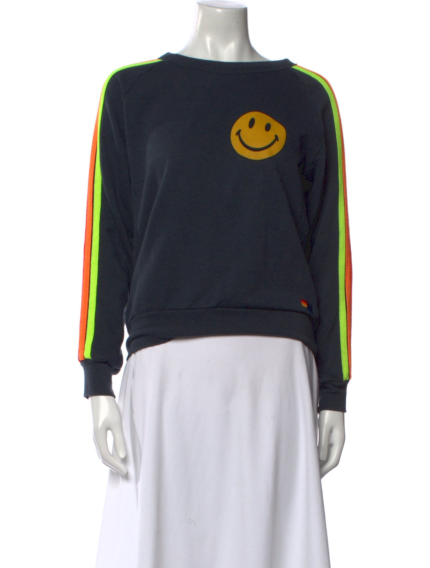 Aviator Nation Graphic Print Crew Neck Sweatshirt