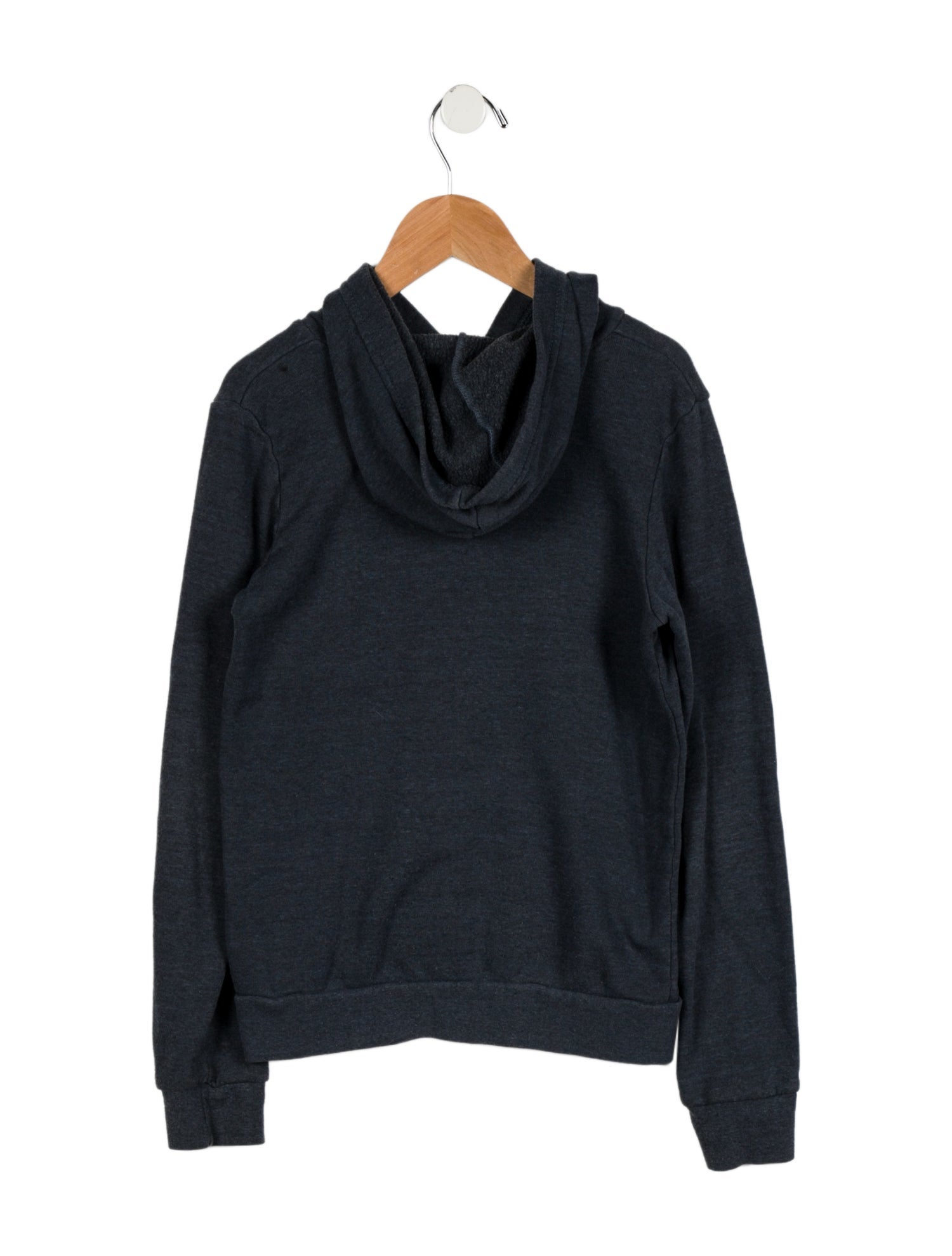 Aviator Nation Girls' " Smiley Face " Printed Long Sleeve Sweatshirt