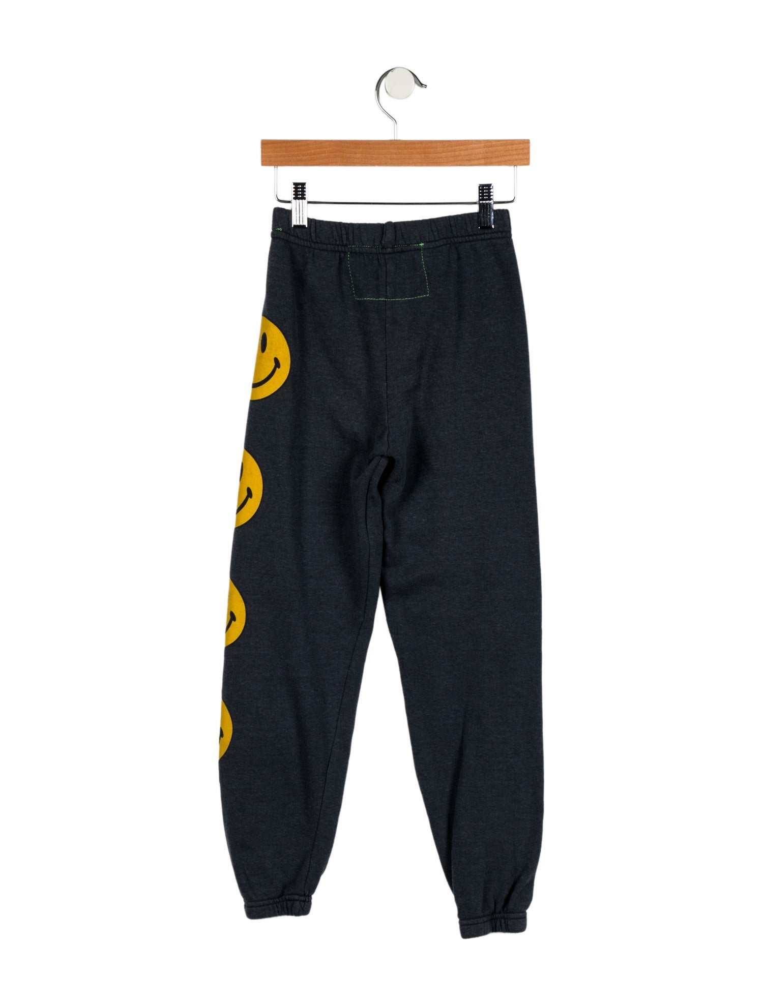 Aviator Nation Girls' "Smiley Face" Pattern Jogger Pants