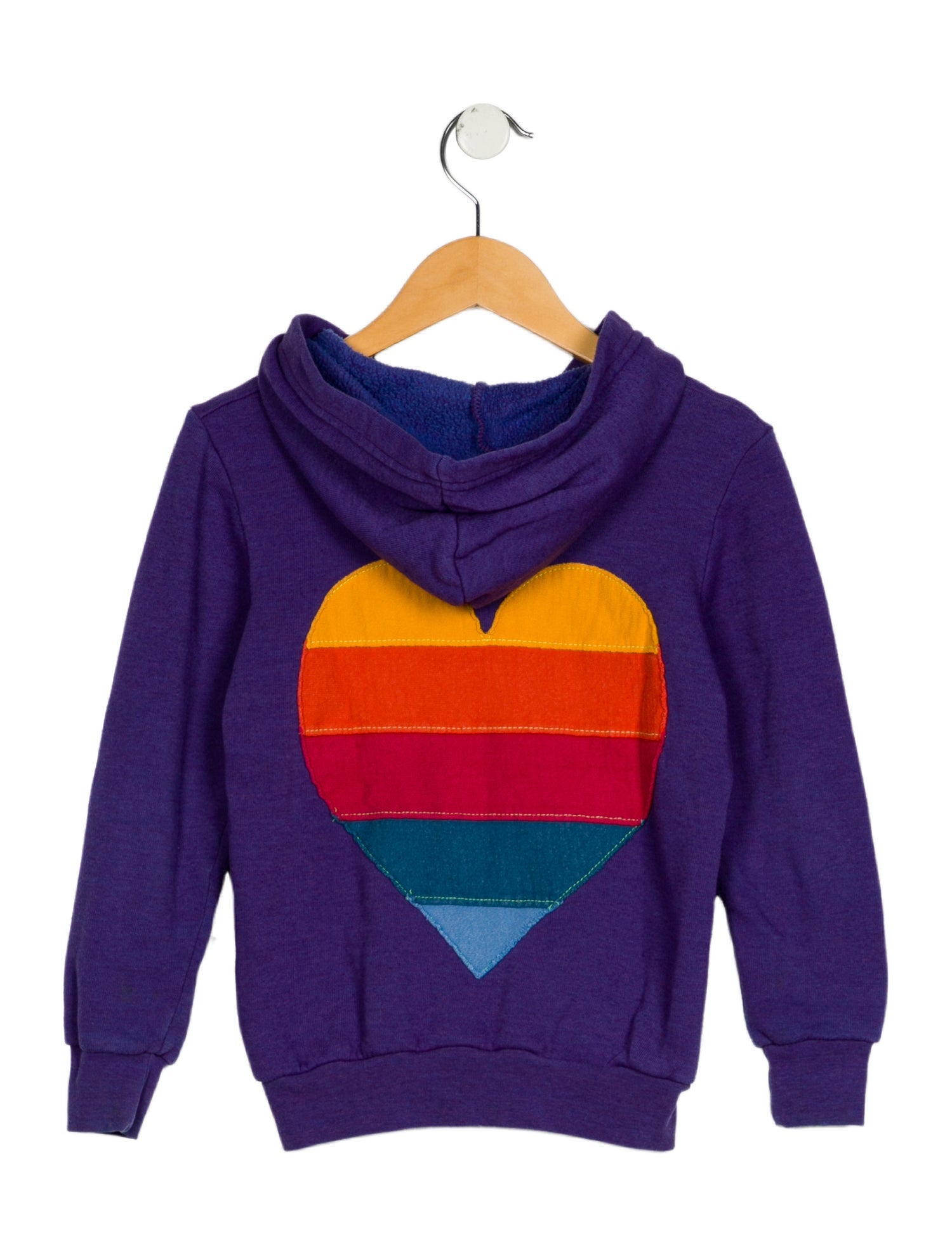 Aviator Nation Girls' Patchwork Zip-Up Hoodie