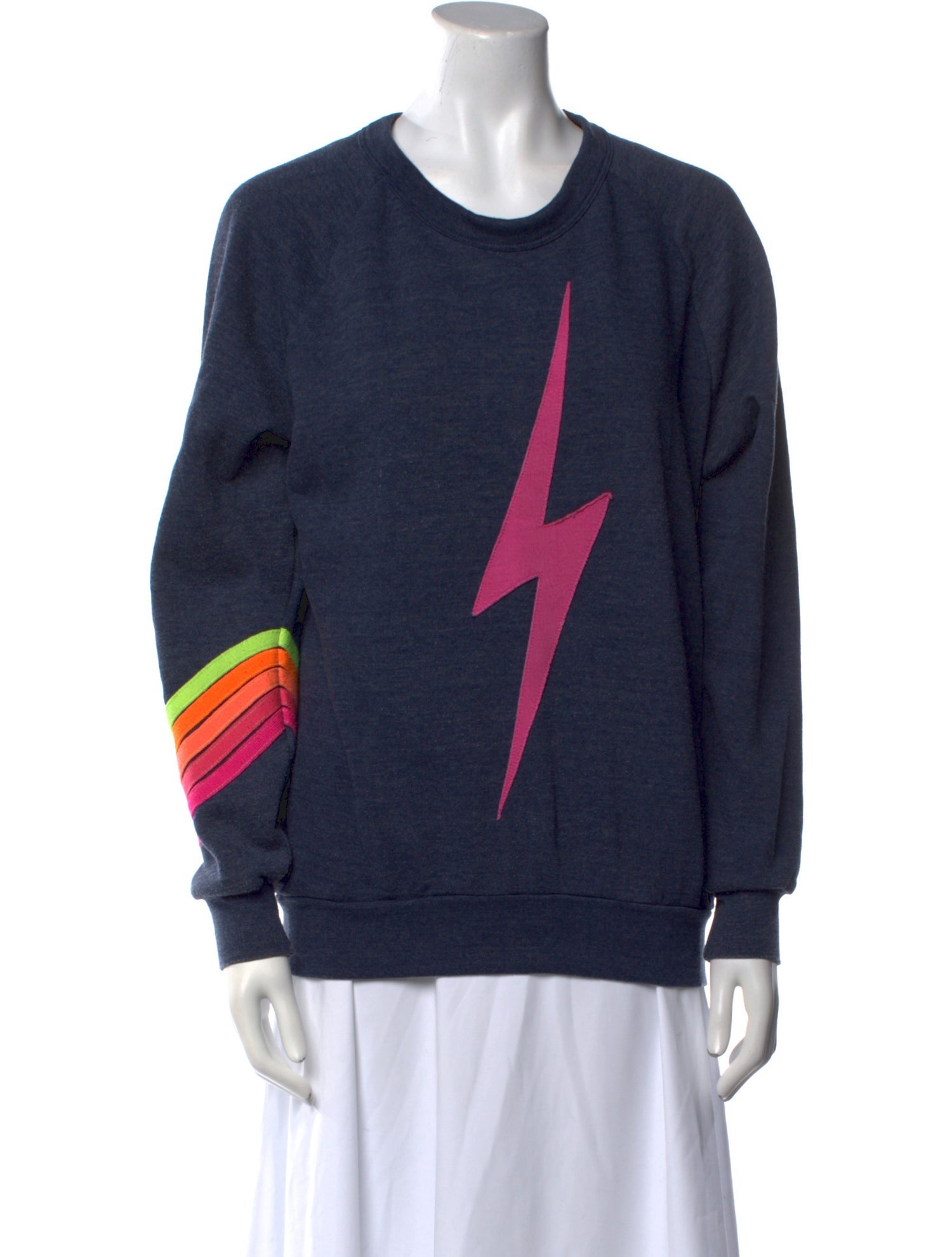 Aviator Nation Graphic Print Crew Neck Sweatshirt