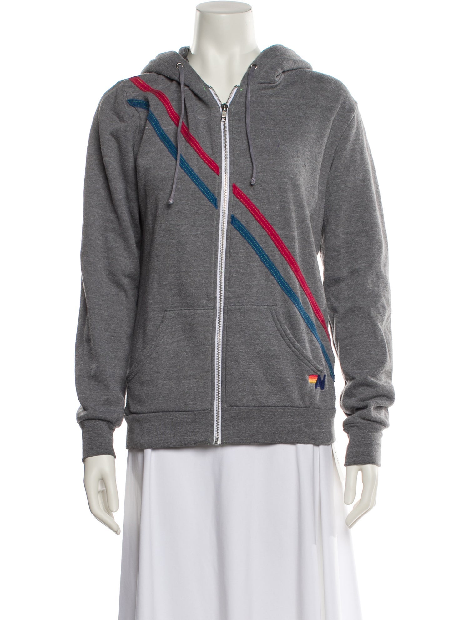 Aviator Nation Striped Bomber Jacket