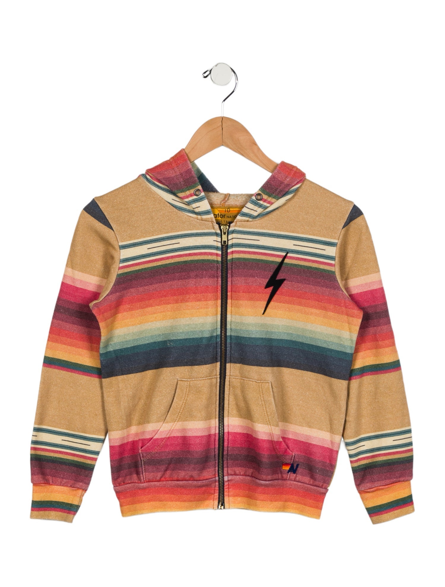 Aviator Nation Girls' Striped Jacket