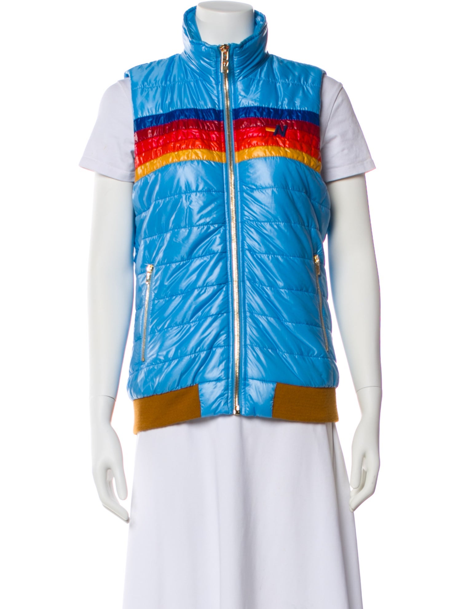 Aviator Nation Nylon Striped Vest