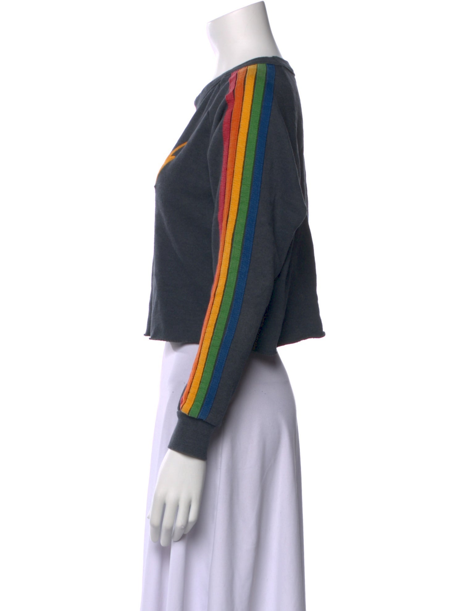 Aviator Nation Graphic Print Crew Neck Sweatshirt