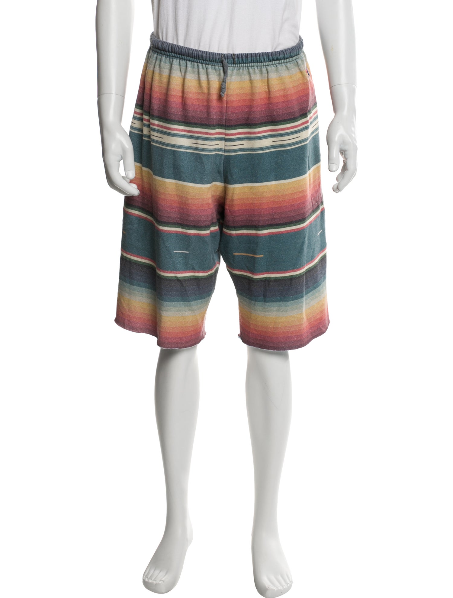 Aviator Nation Striped Jogger Shorts