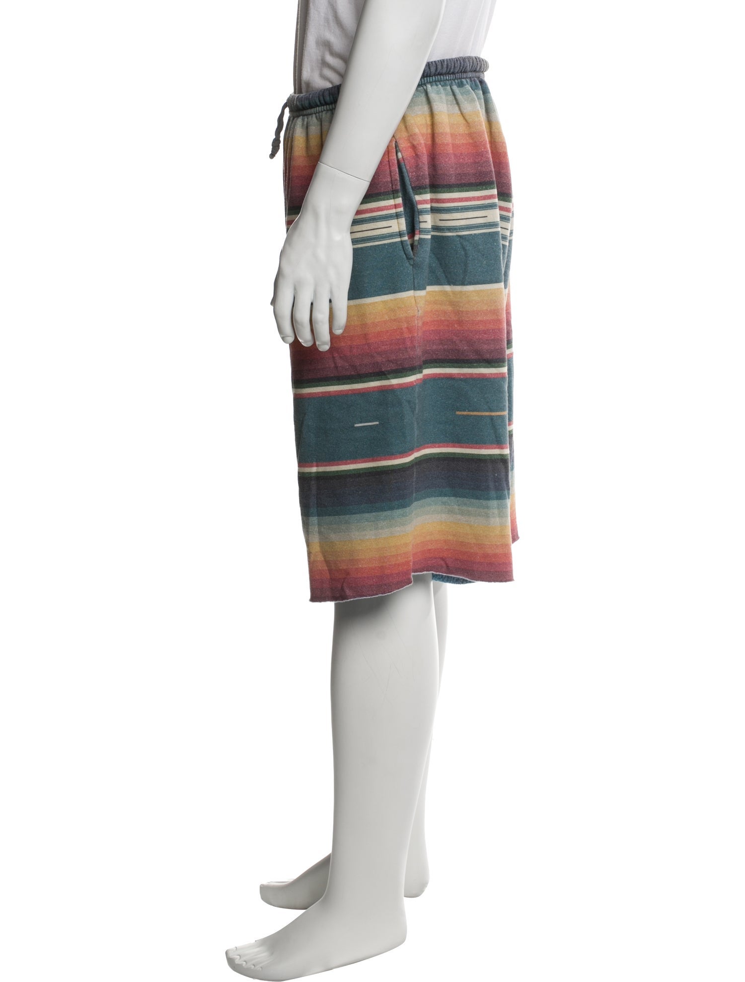 Aviator Nation Striped Jogger Shorts