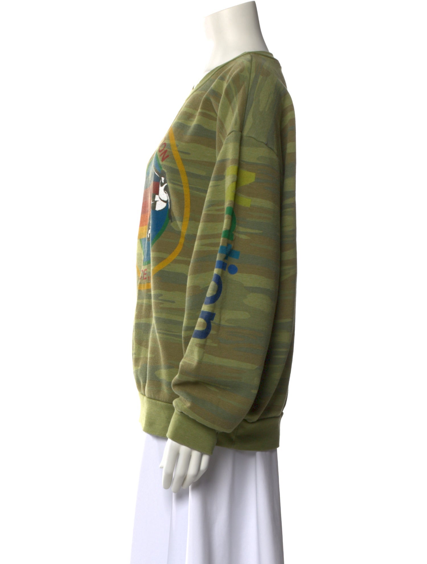 Aviator Nation Graphic Print Crew Neck Sweatshirt