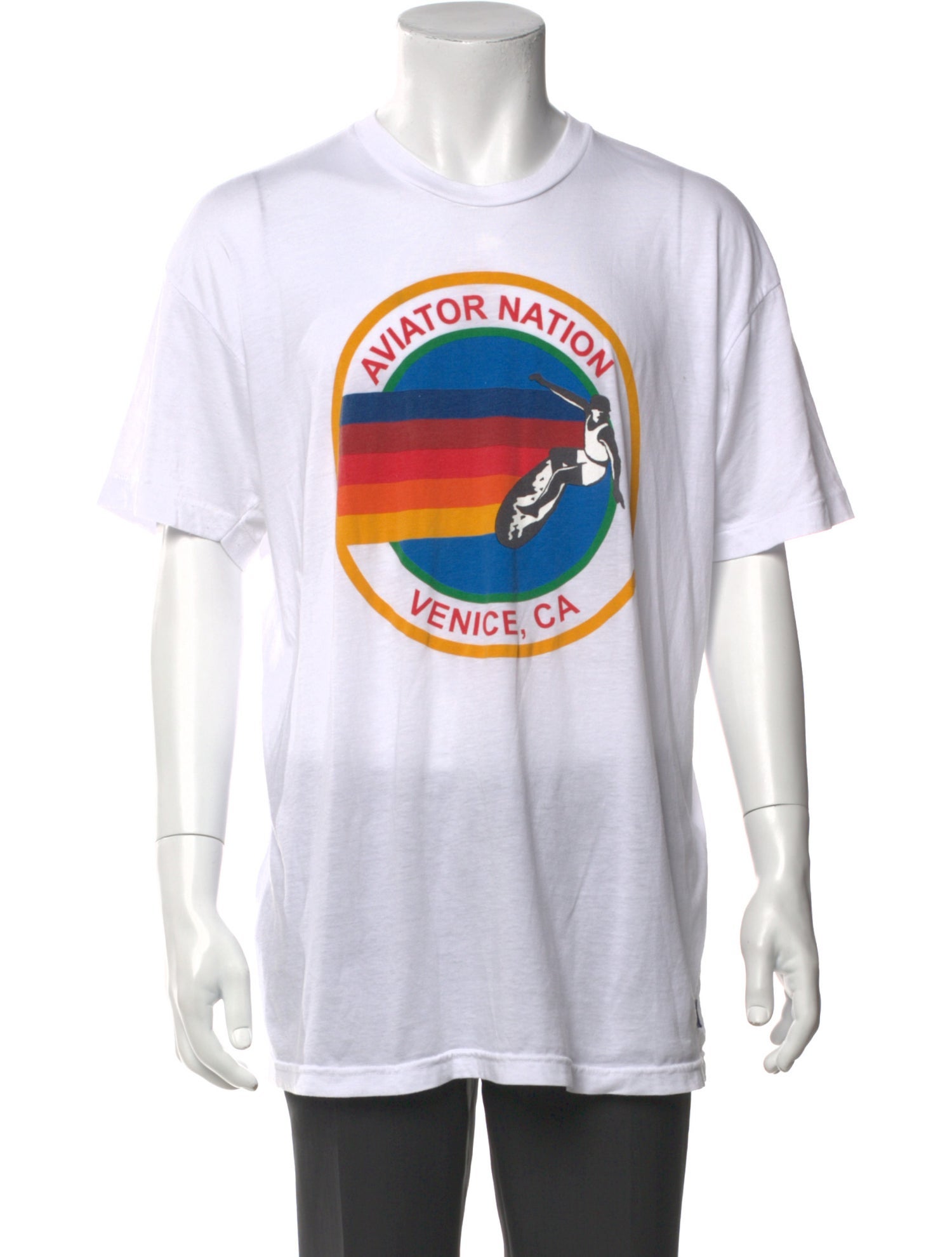 Aviator Nation Graphic Print Crew Neck T-Shirt