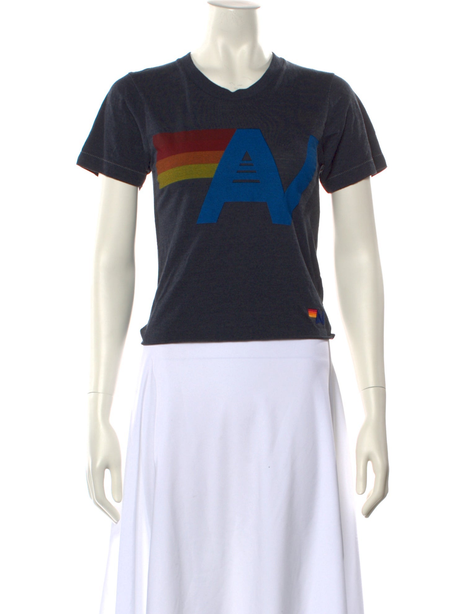 Aviator Nation Graphic Print Crew Neck T-Shirt