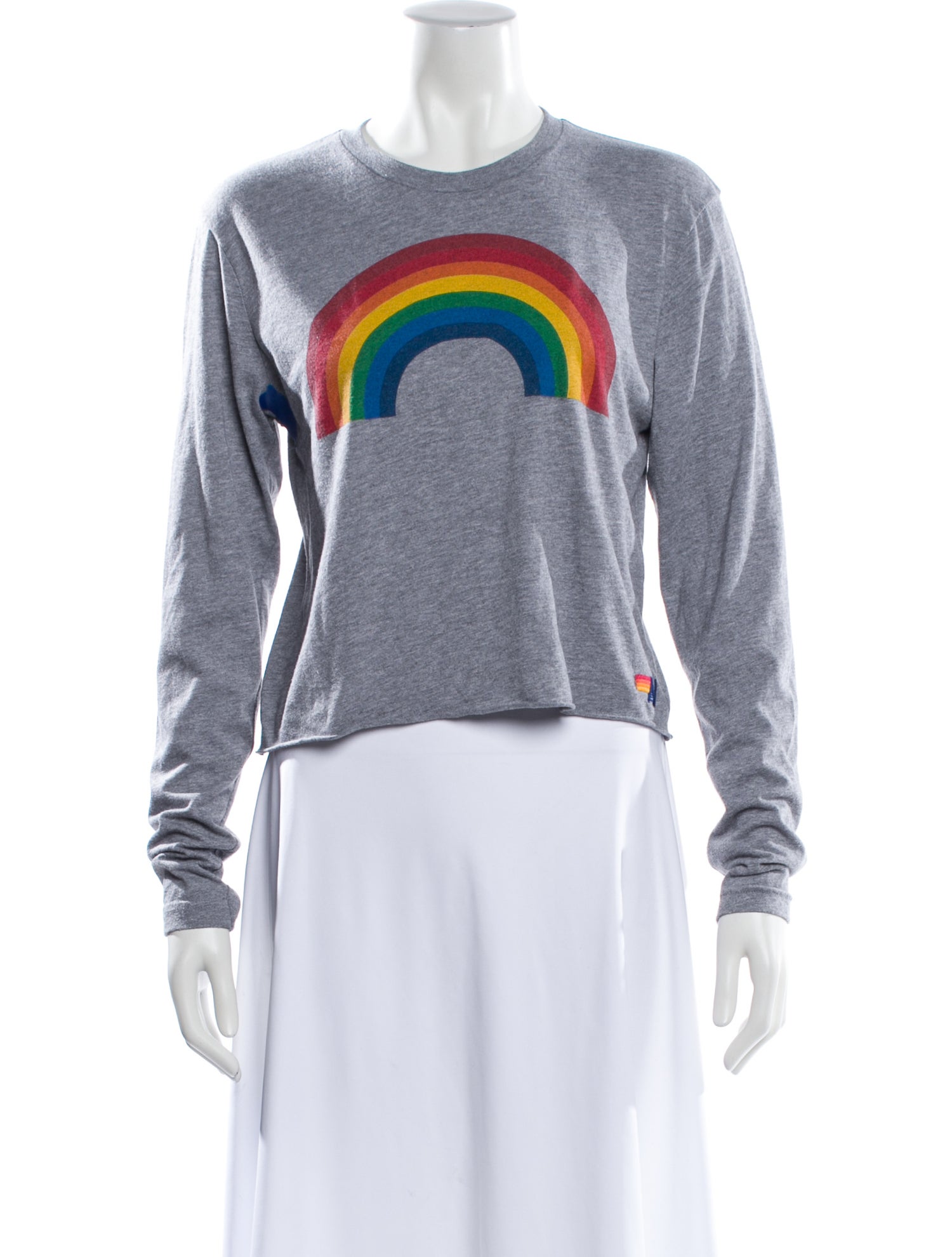 Aviator Nation Graphic Print Crew Neck Sweatshirt