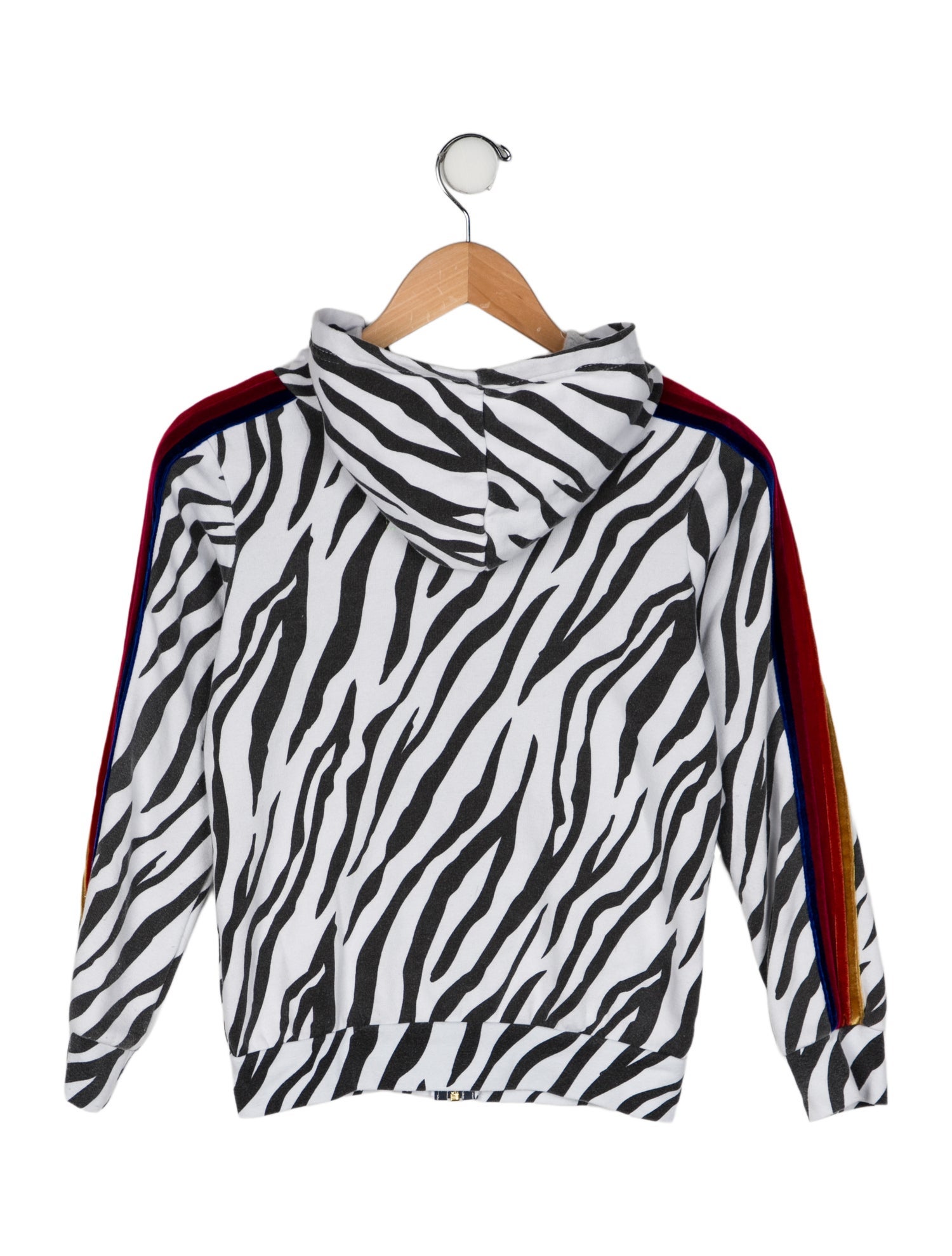 Aviator Nation Animal Print Hooded Sweatshirt