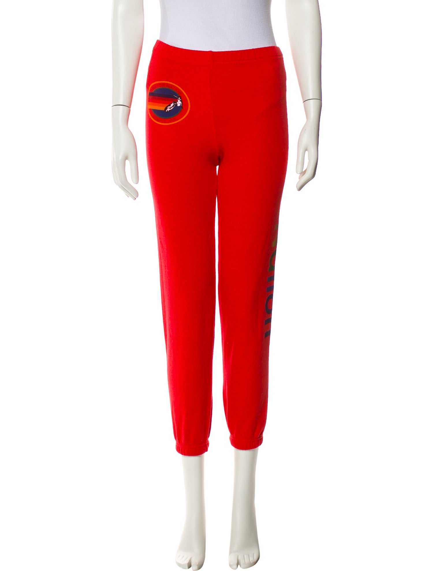 Aviator Nation Graphic Print Straight Leg Pants