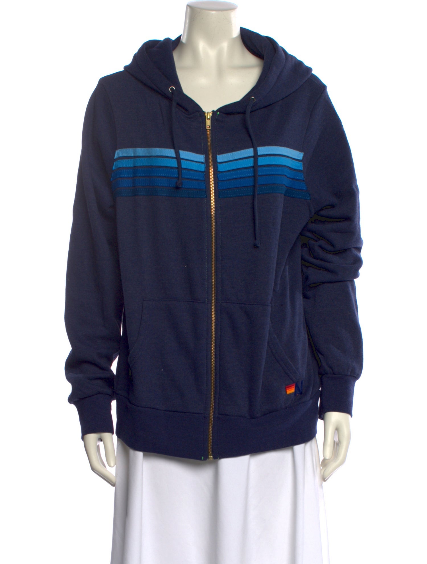 Aviator Nation Cowl Neck Long Sleeve Sweatshirt