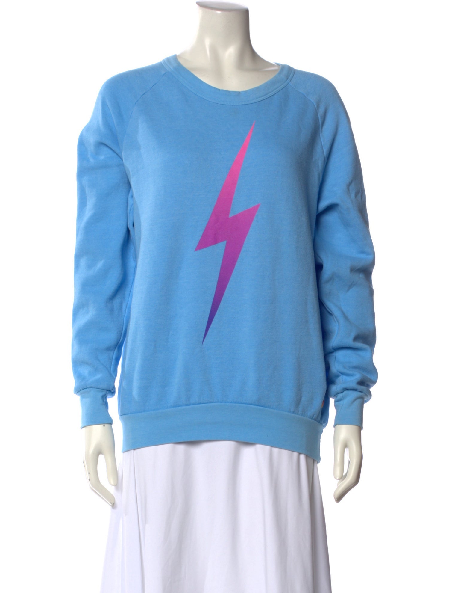 Aviator Nation Scoop Neck Long Sleeve Sweatshirt