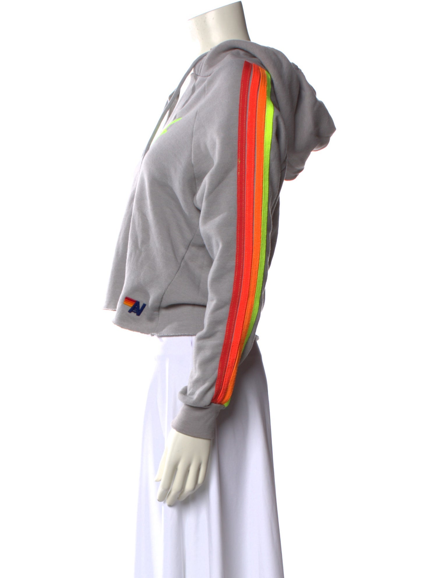 Aviator Nation Graphic Print V-Neck Sweatshirt