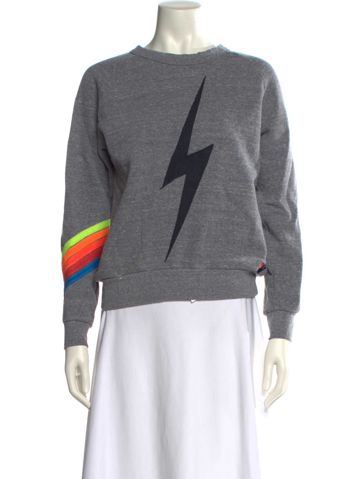 Aviator Nation Graphic Print Crew Neck Sweatshirt