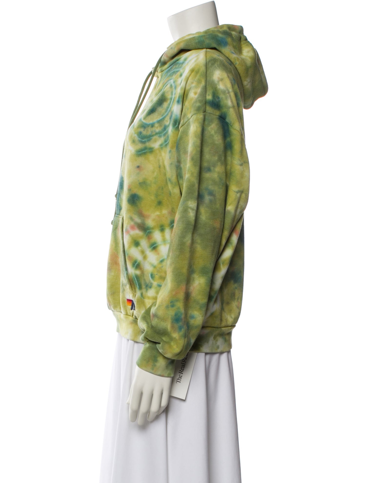 Aviator Nation Tie-Dye Print Cowl Neck Sweatshirt