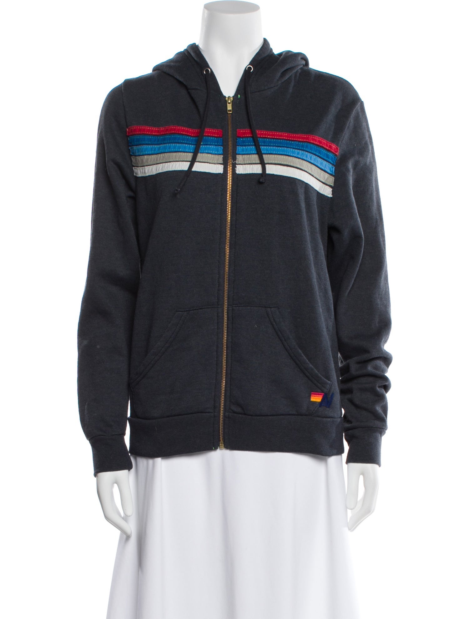 Aviator Nation Striped Bomber Jacket