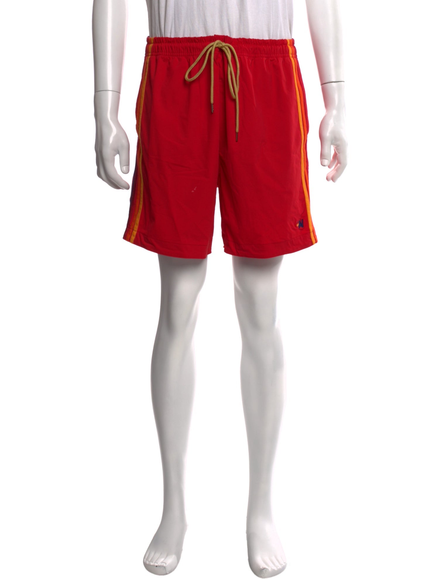 Aviator Nation Striped Swim Trunks