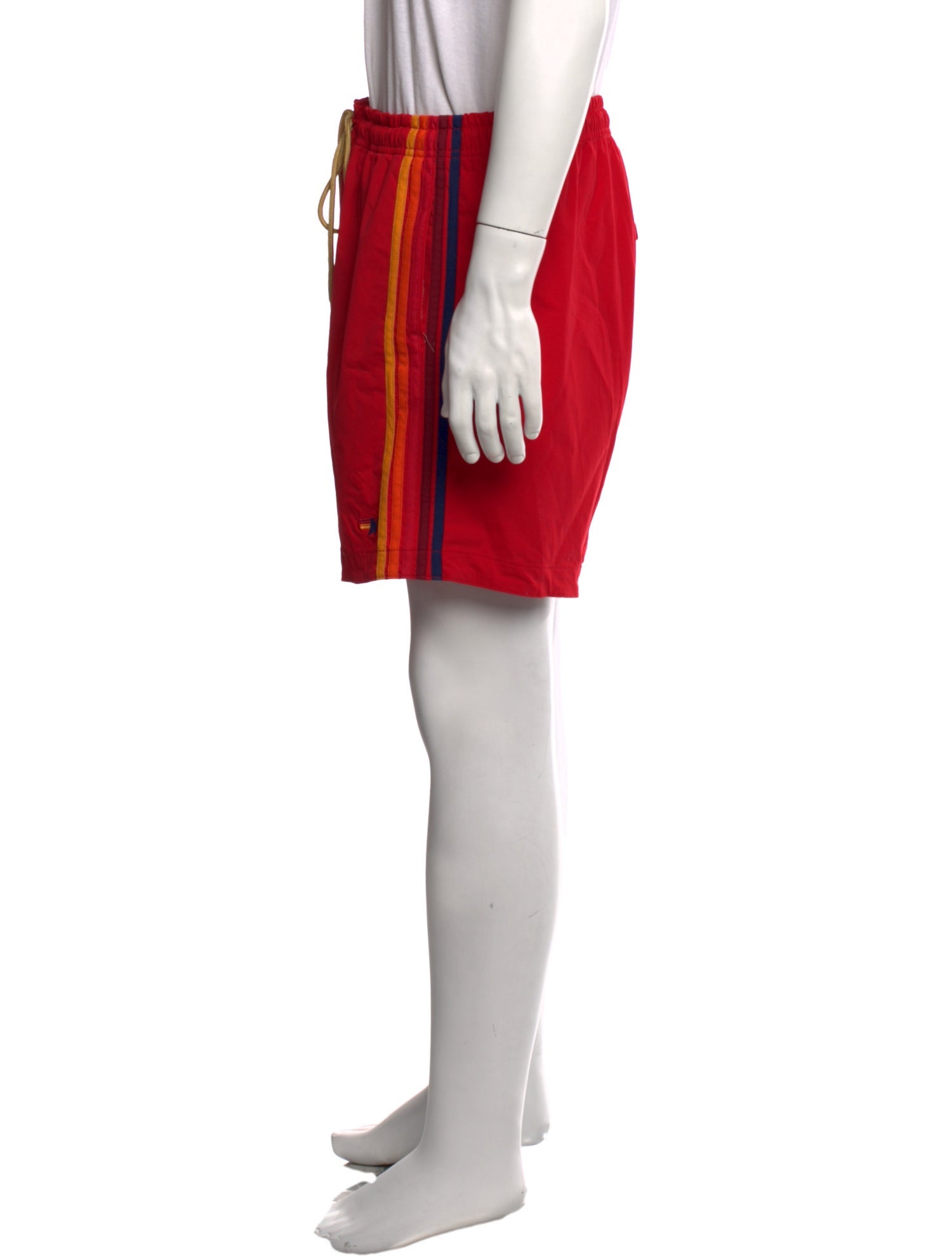 Aviator Nation Striped Swim Trunks