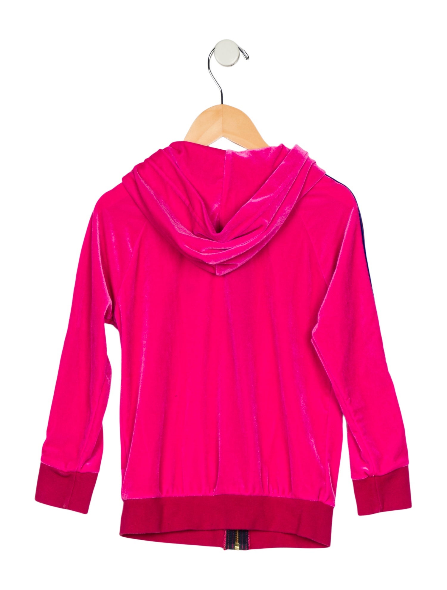 Aviator Nation Girls' Velvet Stripe Hoodie