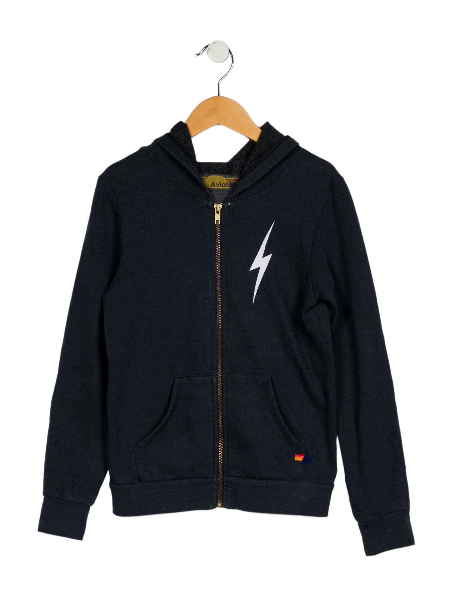 Aviator Nation Girls' Printed Hooded Jacket