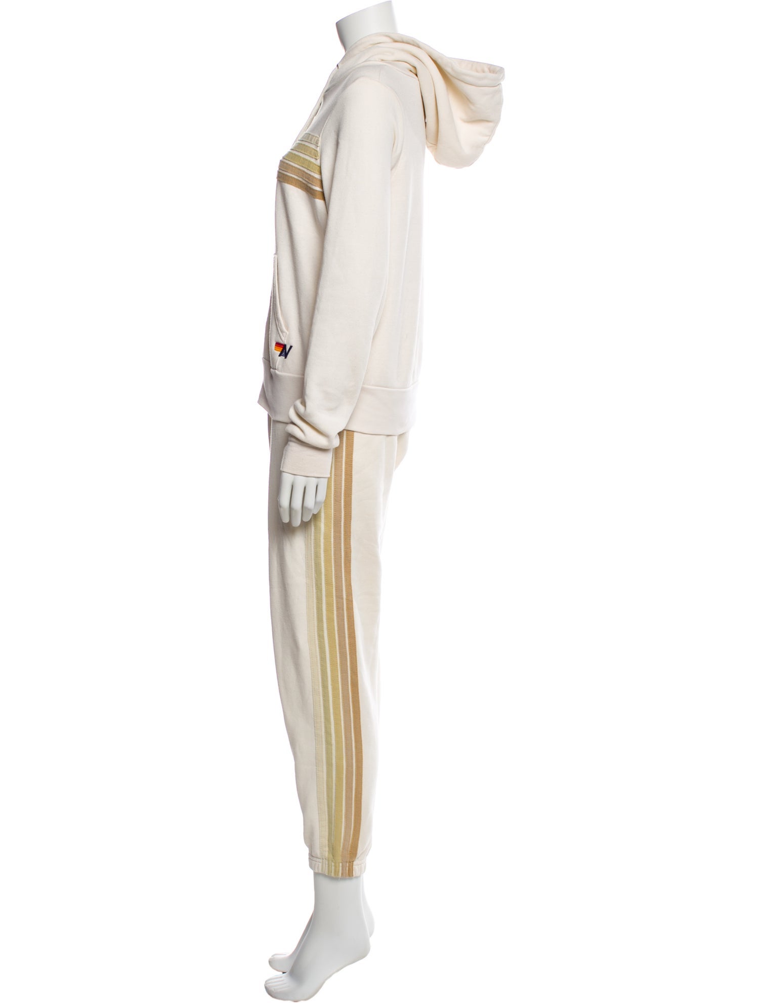 Aviator Nation Striped Embroidered Accent Tracksuit