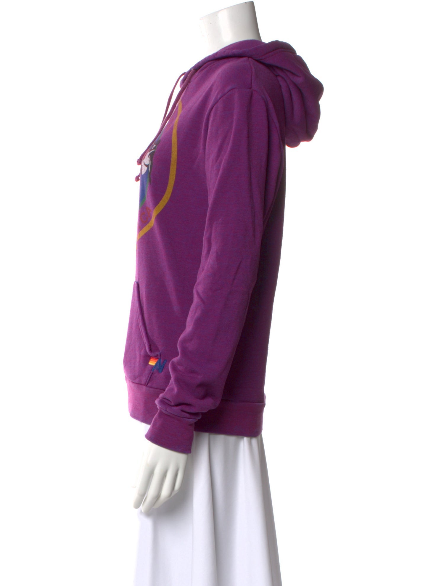 Aviator Nation Graphic Print Crew Neck Hoodie