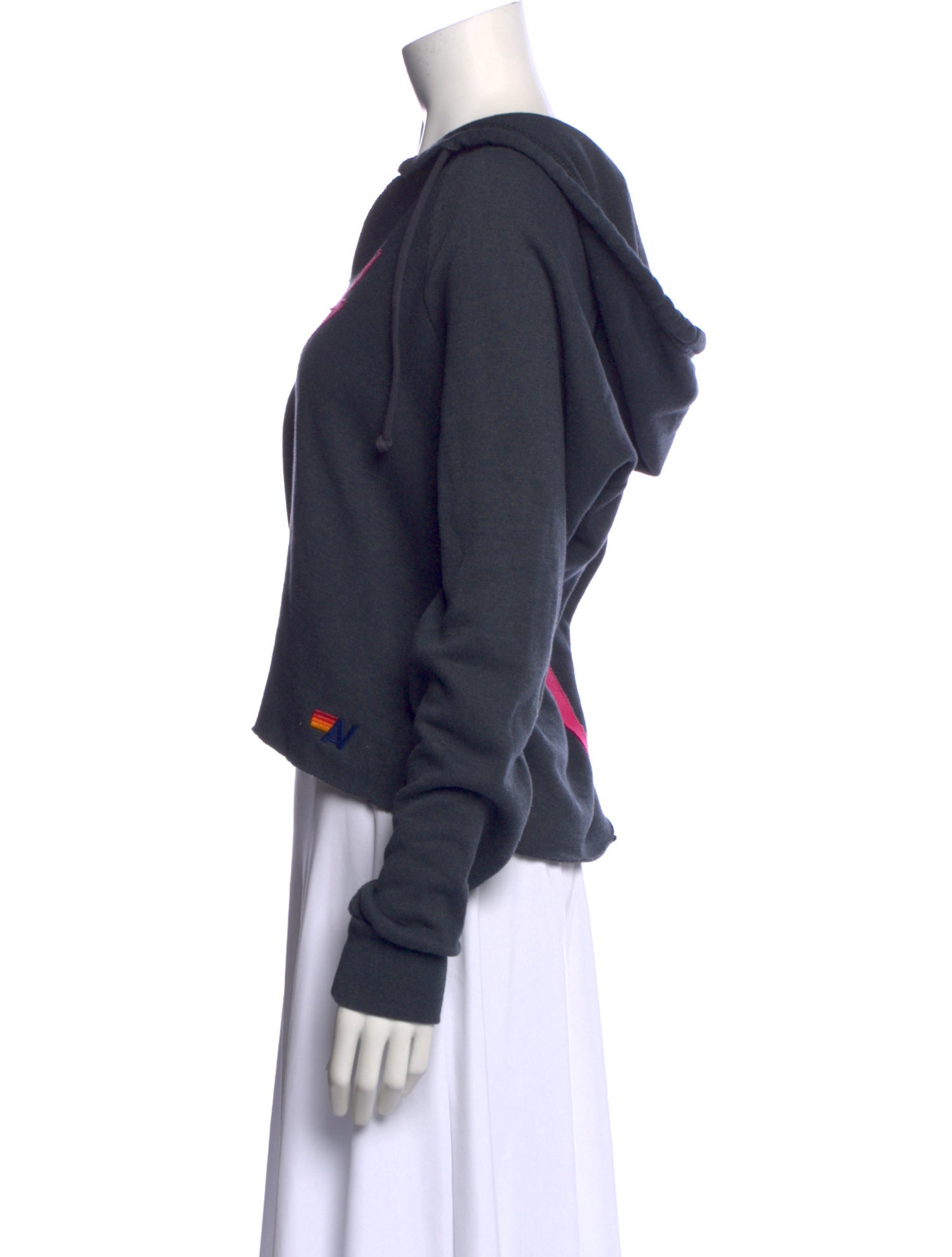 Aviator Nation Graphic Print V-Neck Hoodie