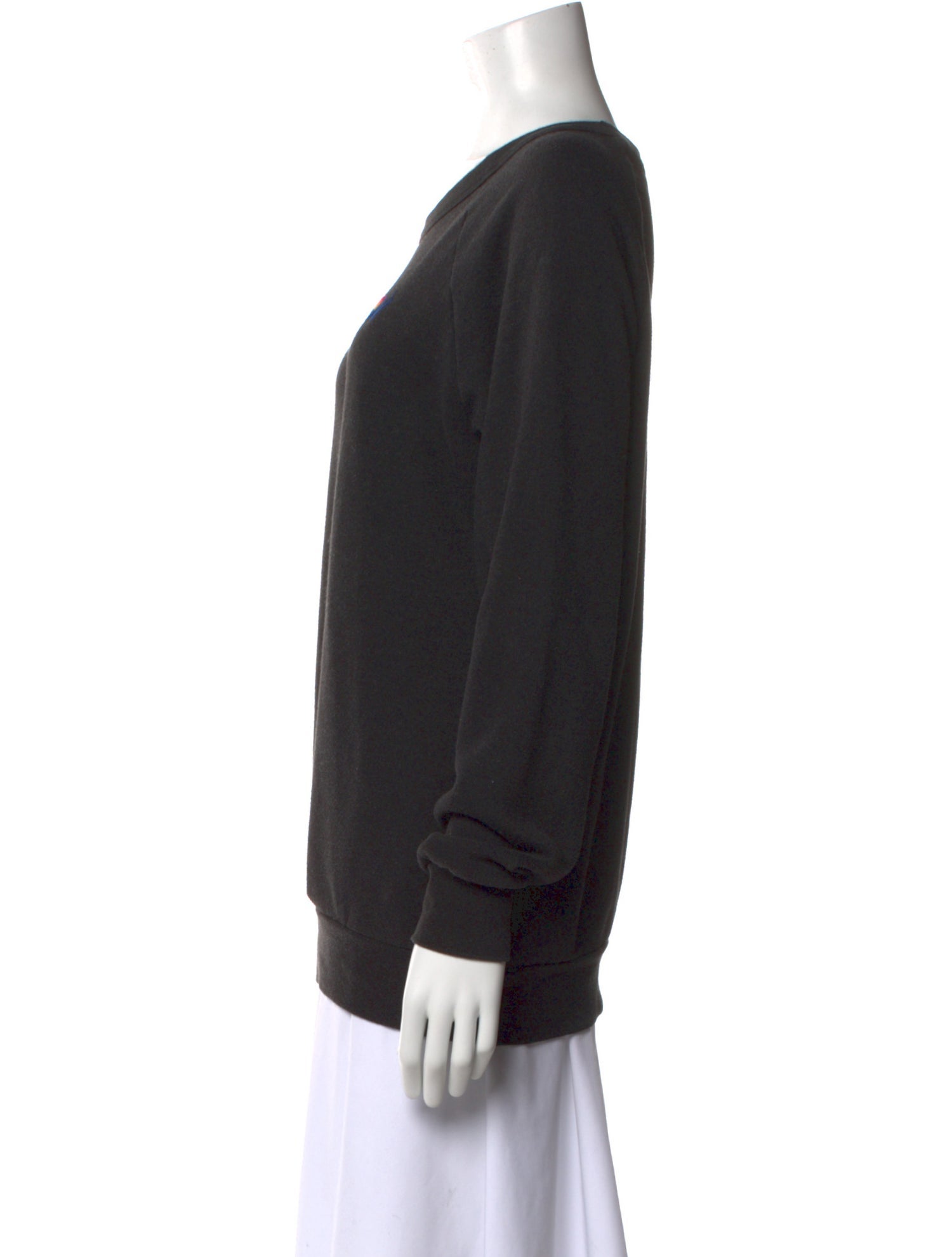 Aviator Nation Graphic Print Scoop Neck Sweater