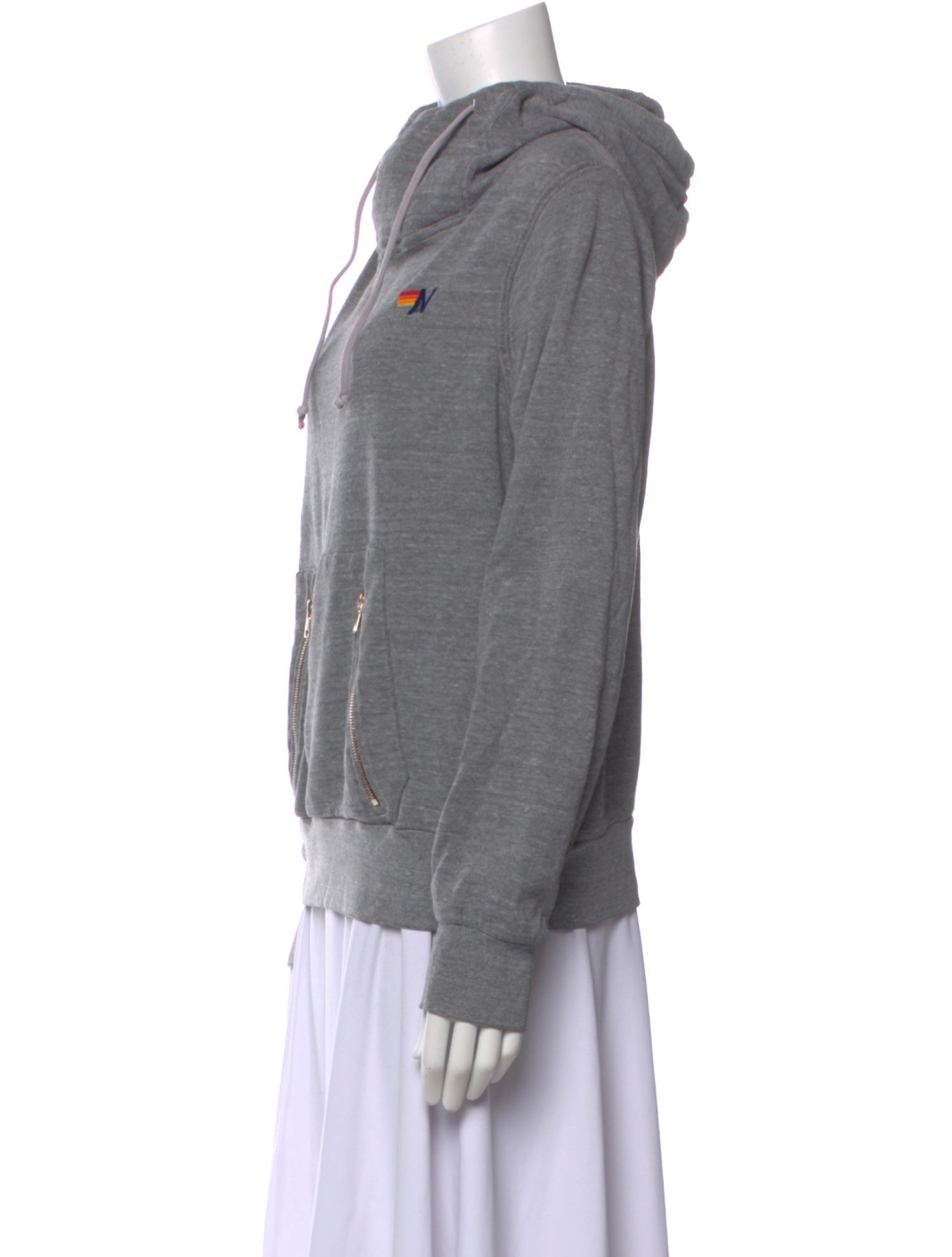 Aviator Nation Cowl Neck Long Sleeve Hoodie