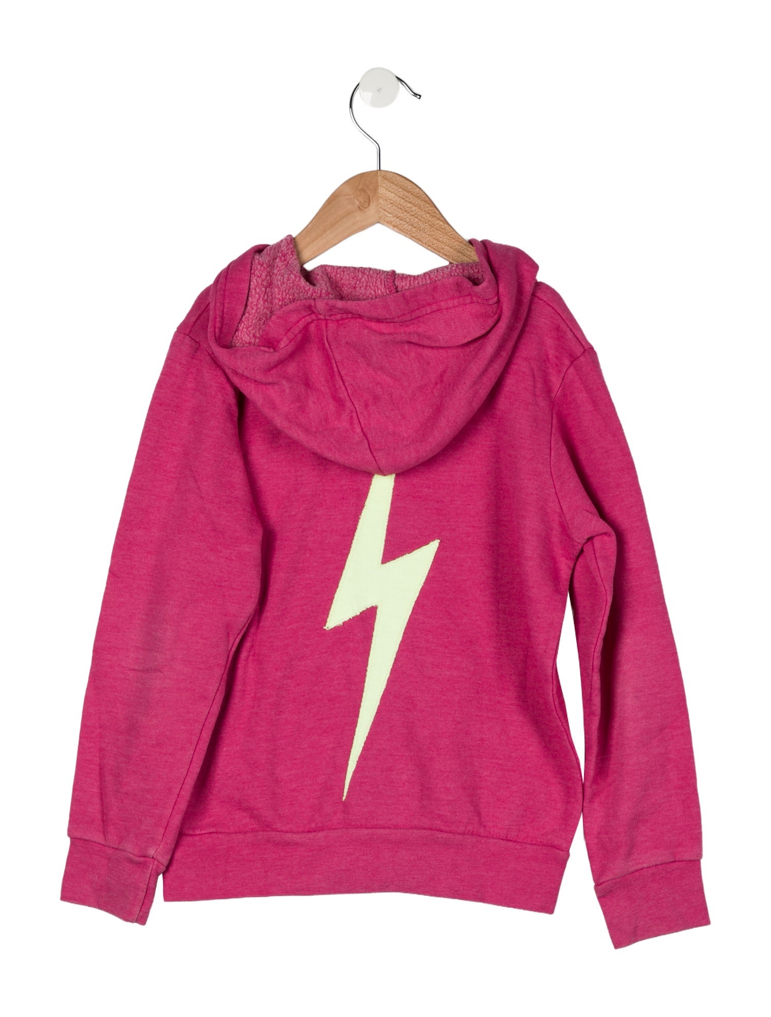 Aviator Nation Kids Girls' Pink Zip Hoodie
