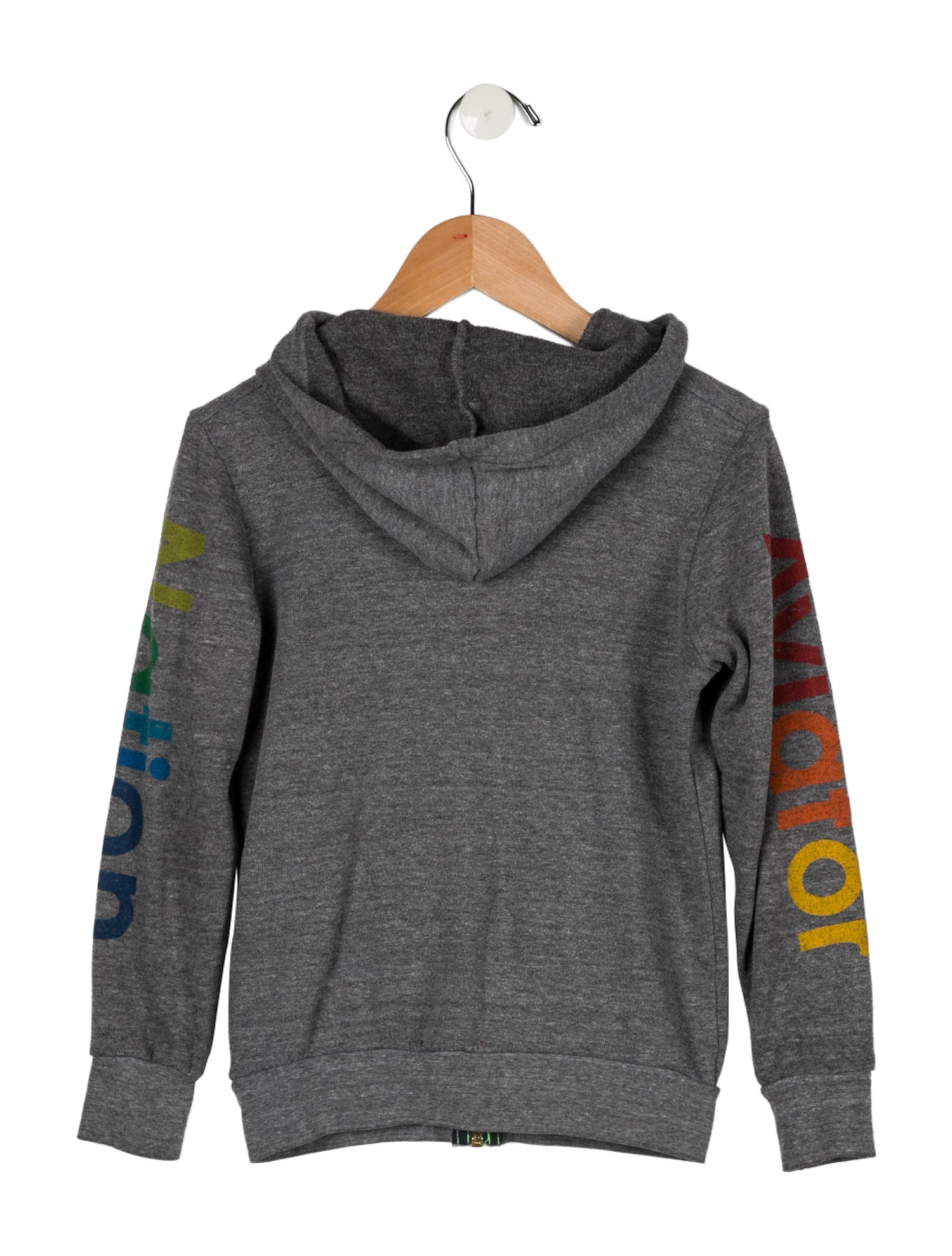 Aviator Nation Kids Boys' Grey Graphic Zip Hoodie