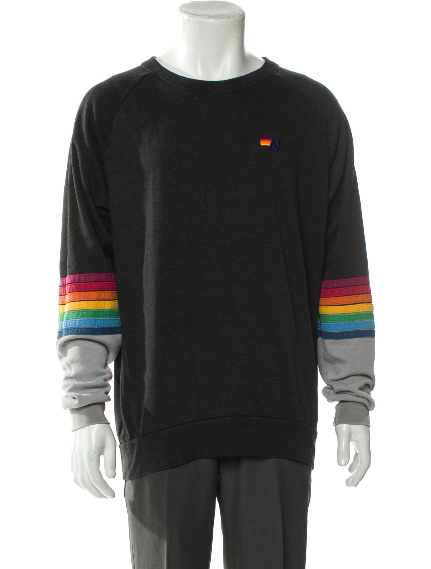 Aviator Nation Graphic Print Crew Neck Pullover