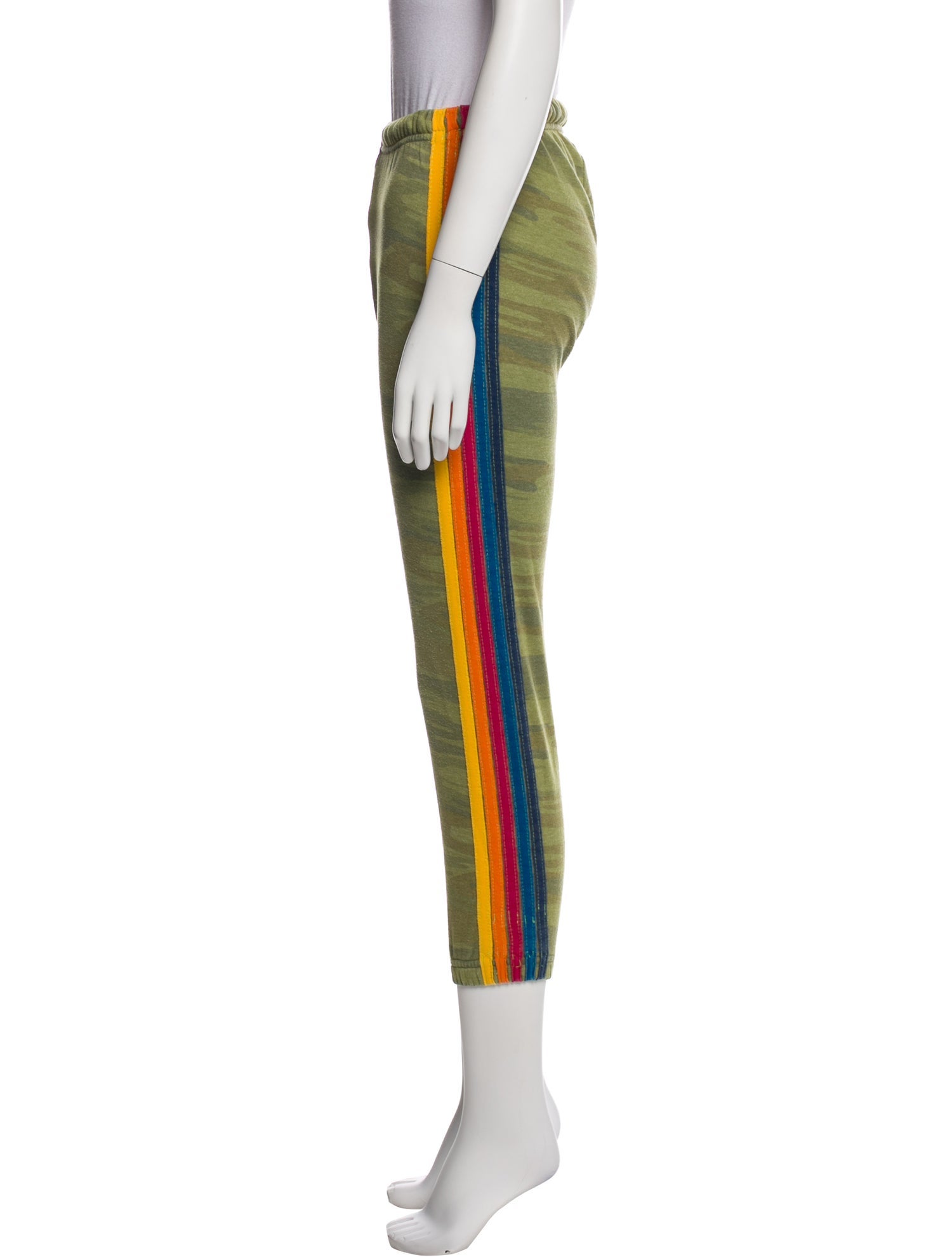 Aviator Nation Printed Embroidered Accent Sweatpants