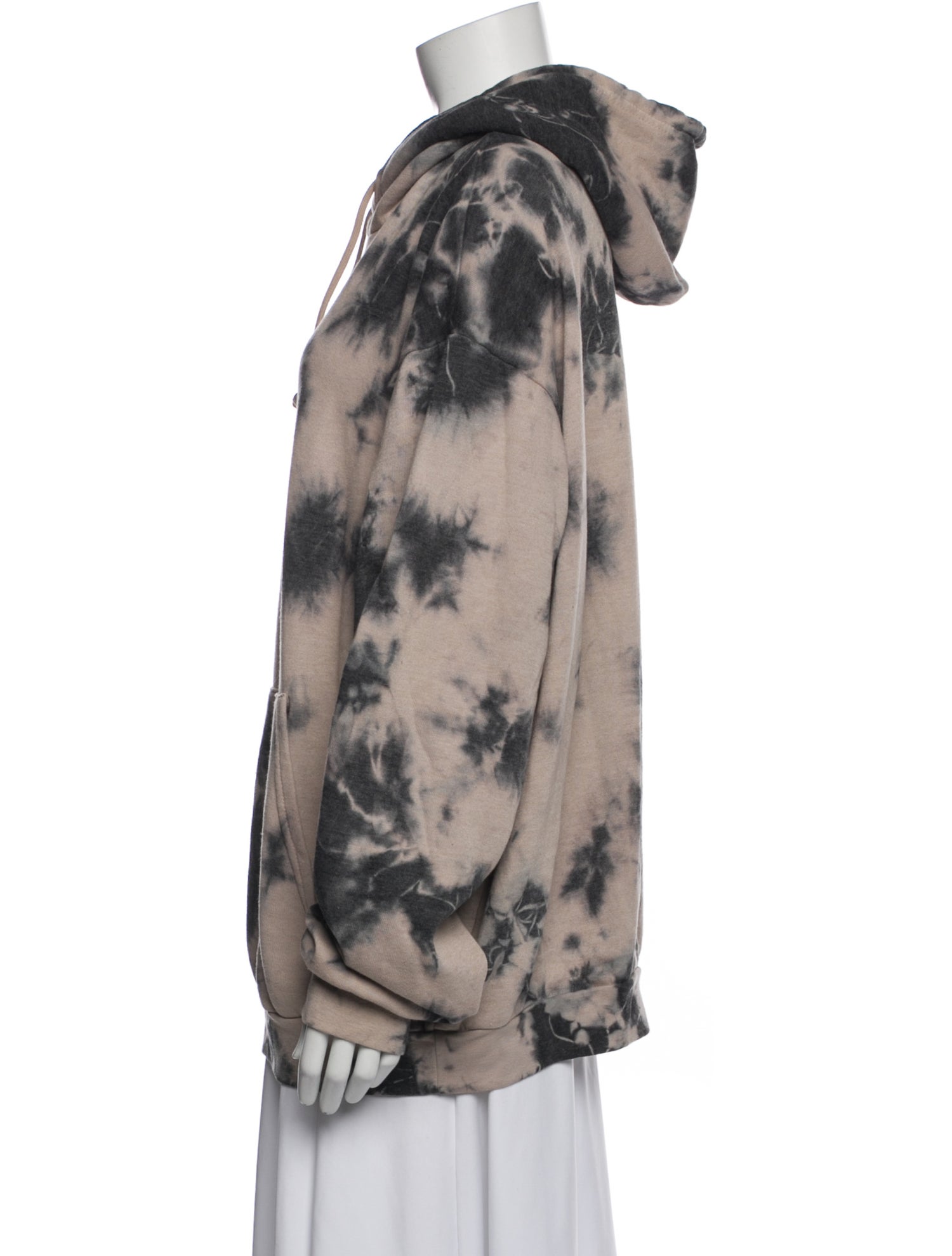 Aviator Nation Tie-Dye Print Crew Neck Hoodie