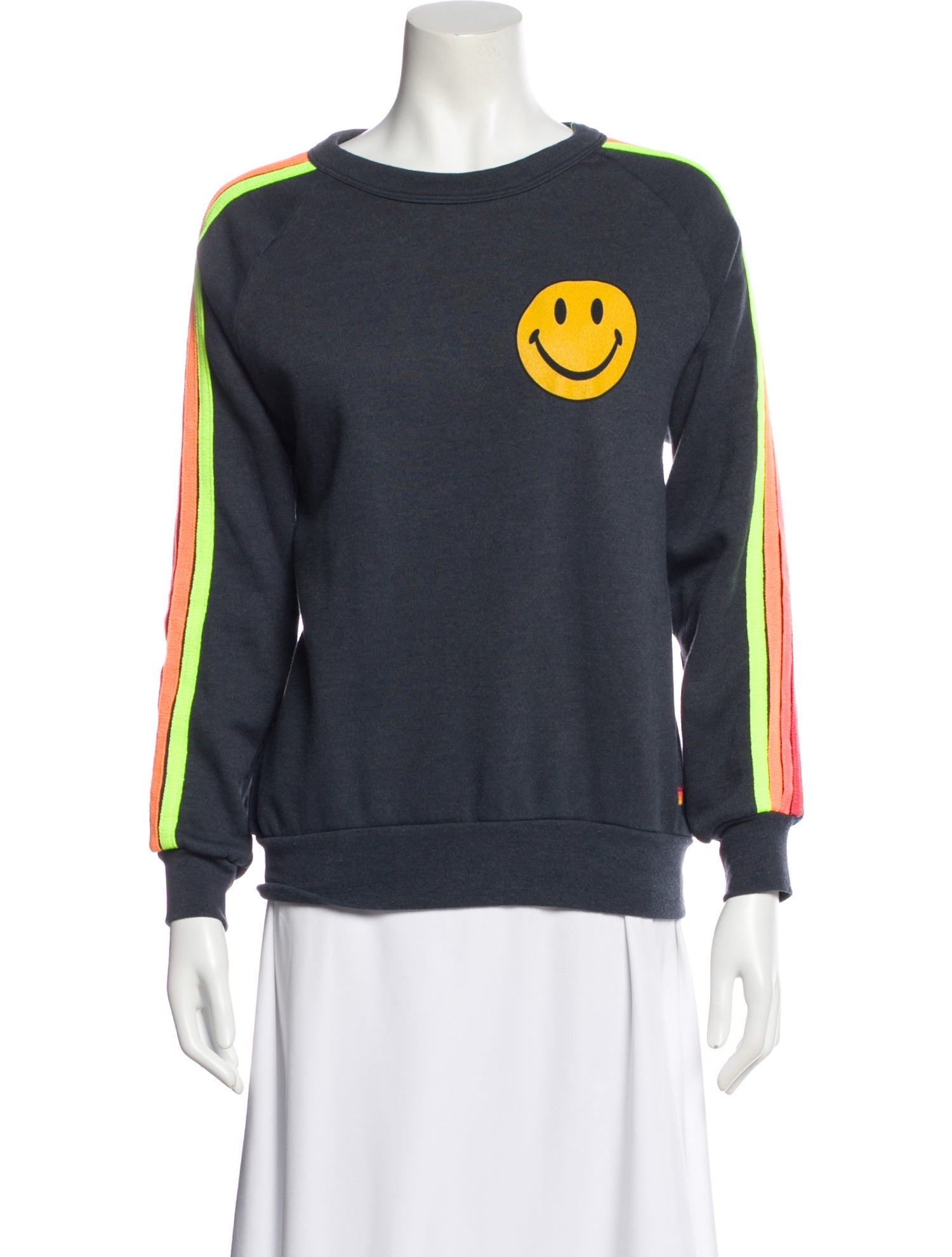 Aviator Nation Graphic Print Crew Neck Sweatshirt